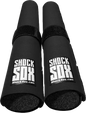 Shock Sox 13-inch black upside-down or conventional forks for motorcycle suspension, designed for durability and performance.