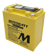 Load image into Gallery viewer, MotoBatt 12 Volt AGM Fully Sealed Yellow Battery