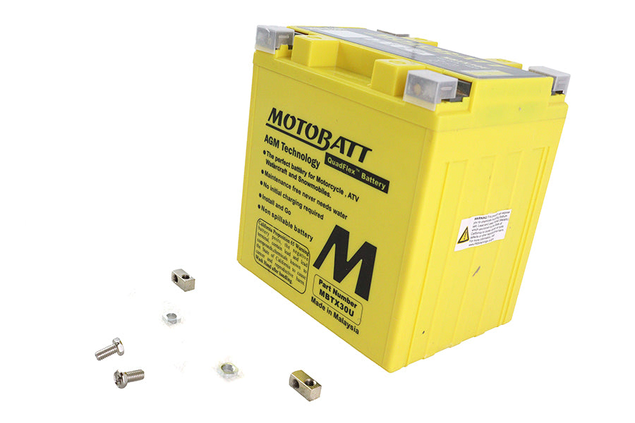 MotoBatt 12V AGM Yellow Battery