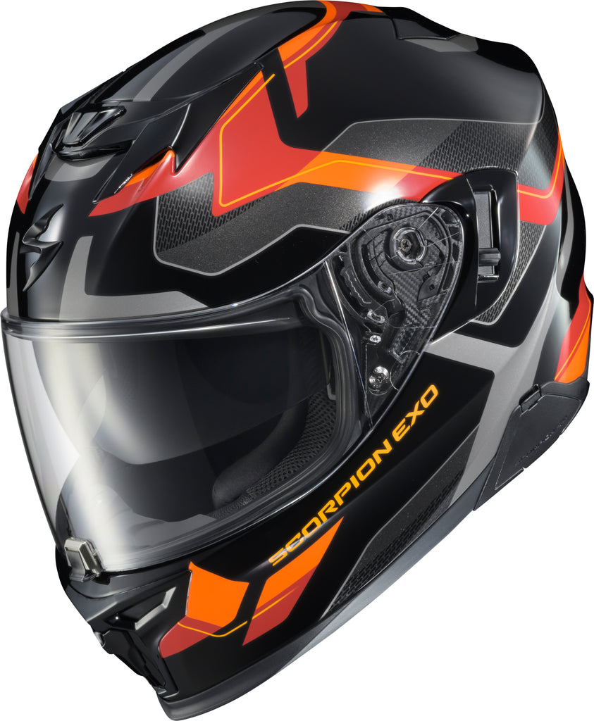 Exo T520 Full Face Helmet Zuse Orange Lg