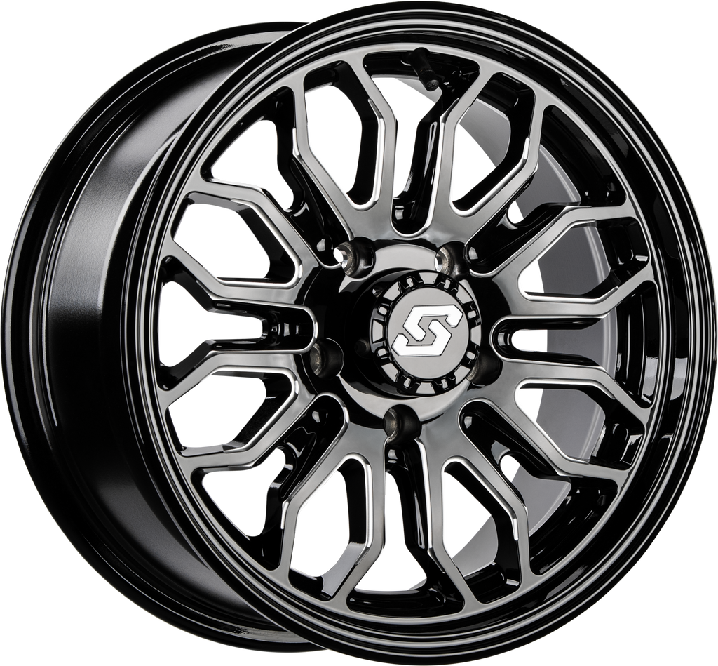 Onyx Wheel 14x7 4/156 +10mm Blk/Machined