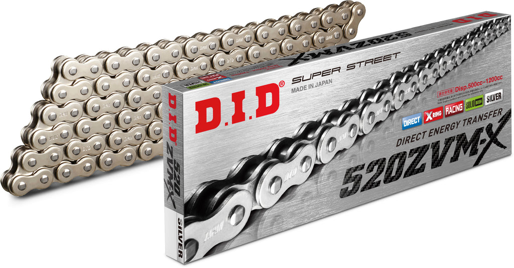 Super Street 520zvmxs 120l X Ring Chain Nickel