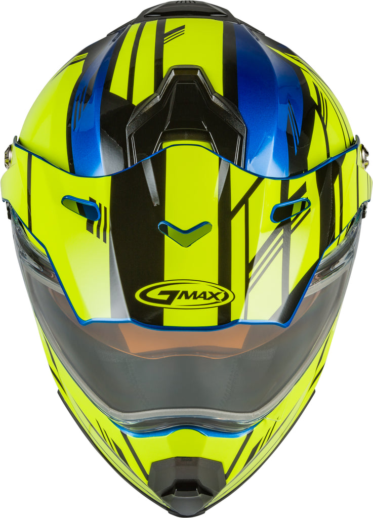 Youth At 21y Epic Snow Helmet Blue/Hi Vis/Black Ym