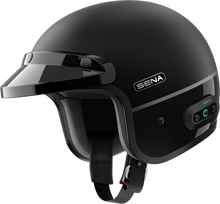 Load image into Gallery viewer, Surge Open Face Helmet W/Mesh Matte Black/Glossy Black 2x