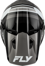 Load image into Gallery viewer, Youth Kinetic Scrap Helmet Black/White/Grey Ys