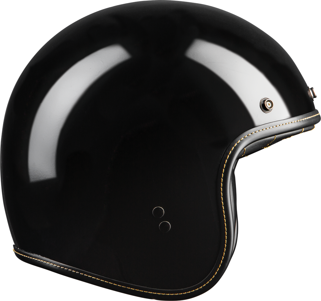 .38 Retro Helmet Gloss Black Sm
