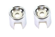 Load image into Gallery viewer, Upper Shock Stud Covers Chrome Short Style