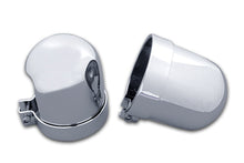 Load image into Gallery viewer, Chrome Dome Style Shock Cover Set