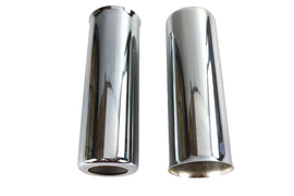 Chrome 8 inch Shock Spring Cover Set