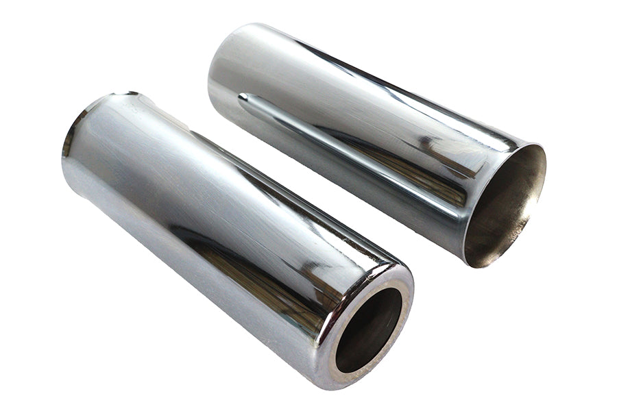 Chrome 8 inch Shock Spring Cover Set