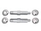 Lower Rear Shock Stud Kit Zinc