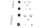 Chrome Upper Rear Shock Stud Kit