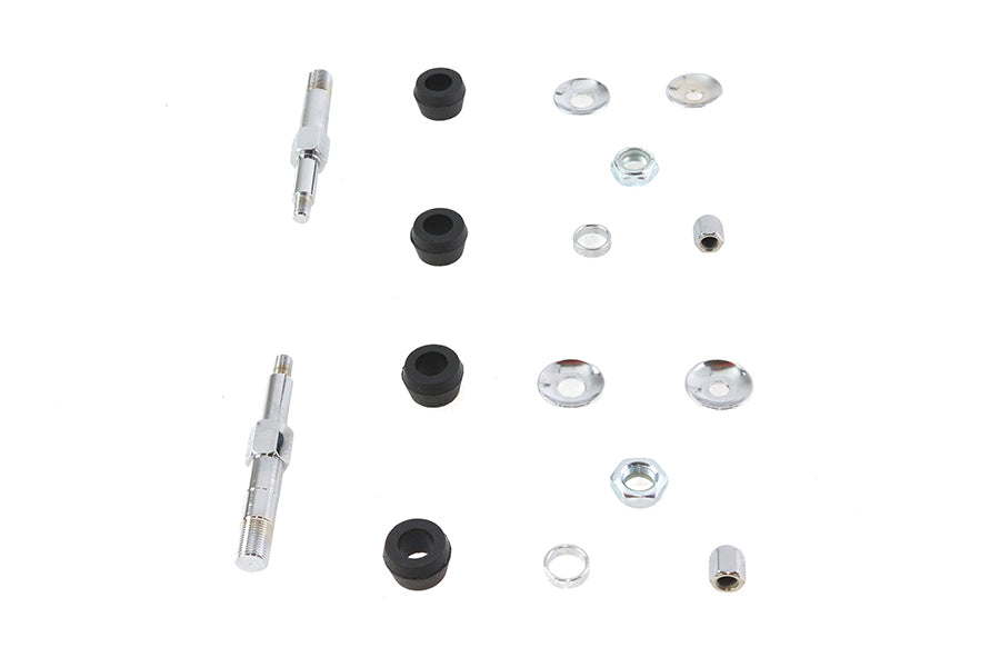 Chrome Upper Rear Shock Stud Kit