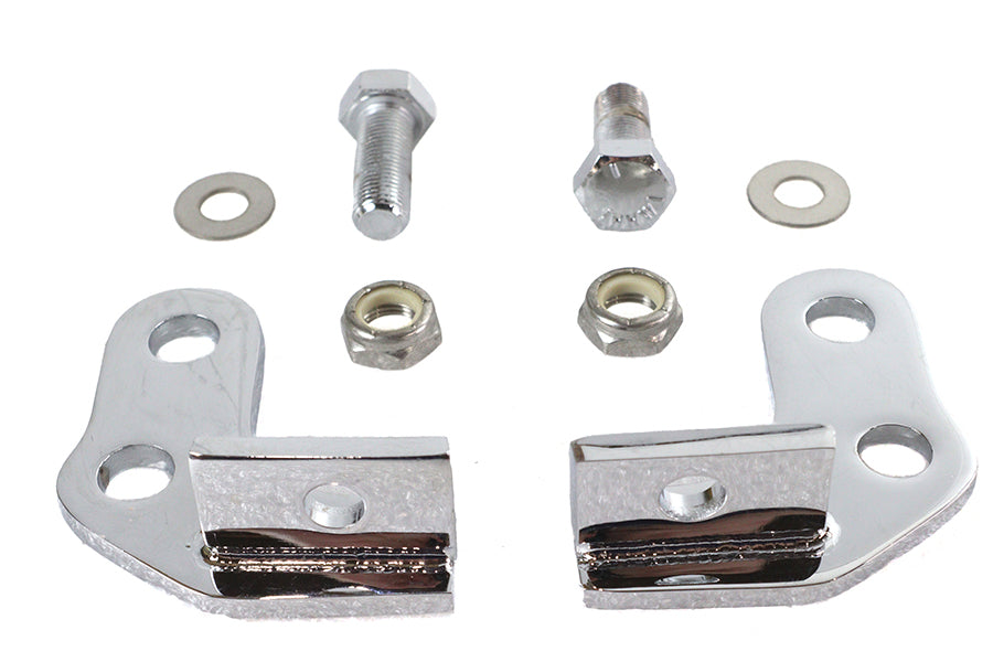 Rear Shock Lowering Kit Chrome