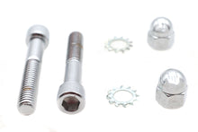 Load image into Gallery viewer, Spring Fork Shock Hardware Mount Kit Chrome