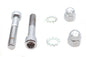 Spring Fork Shock Hardware Mount Kit Chrome