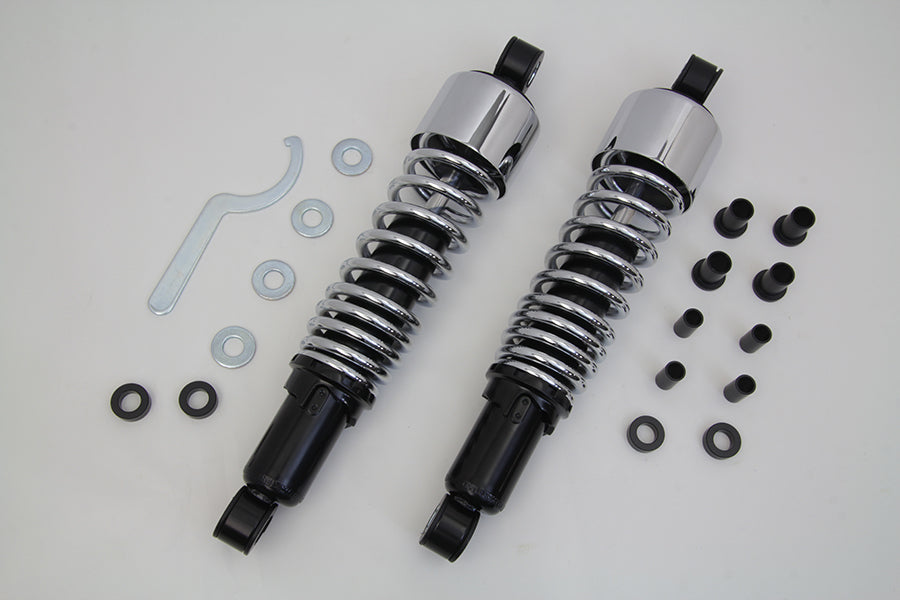 13 inch FLT Shock Set Chrome