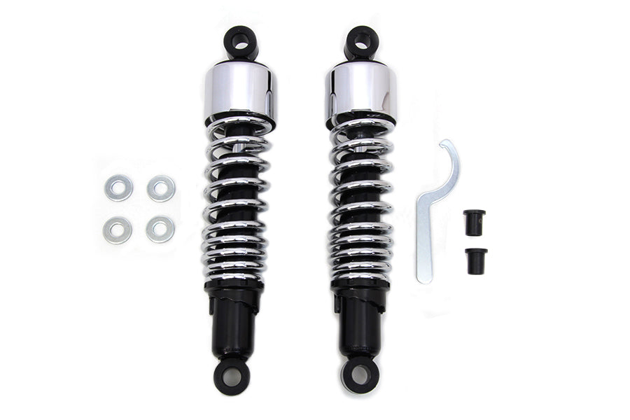 12-1/2 inch FLT Shock Set Chrome