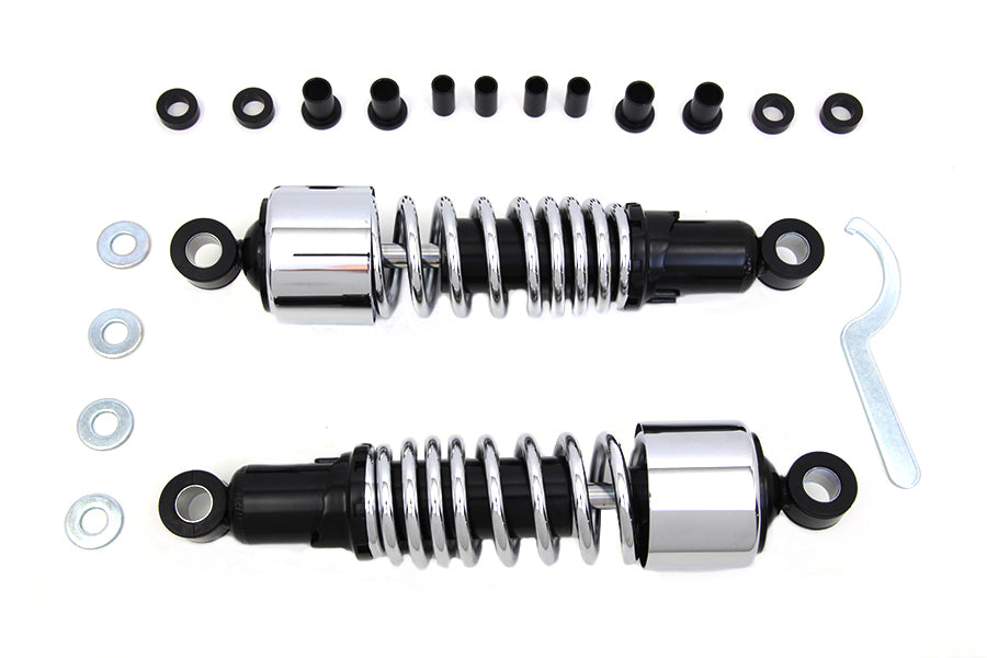 11-1/2 inch FLT Shock Set Chrome