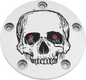 Tc Timer Cover Skull Chrome