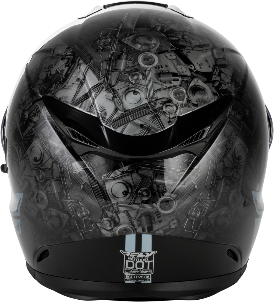 Sentinel Mech Helmet Black/Grey/Red 2x