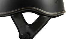 Load image into Gallery viewer, .357 Solid Half Helmet Matte Black Sm