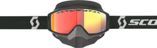 Load image into Gallery viewer, Split Otg Snwcrss Ls Goggle Blk/Wht Red Chrome