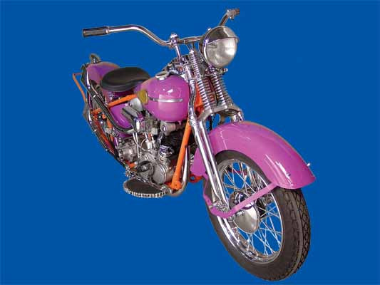 1941 Knucklehead Bobber Bike Kit Chrome