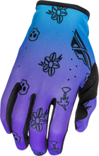 Load image into Gallery viewer, Youth Lite Outline Gloves Purple/Blue/Black Ys