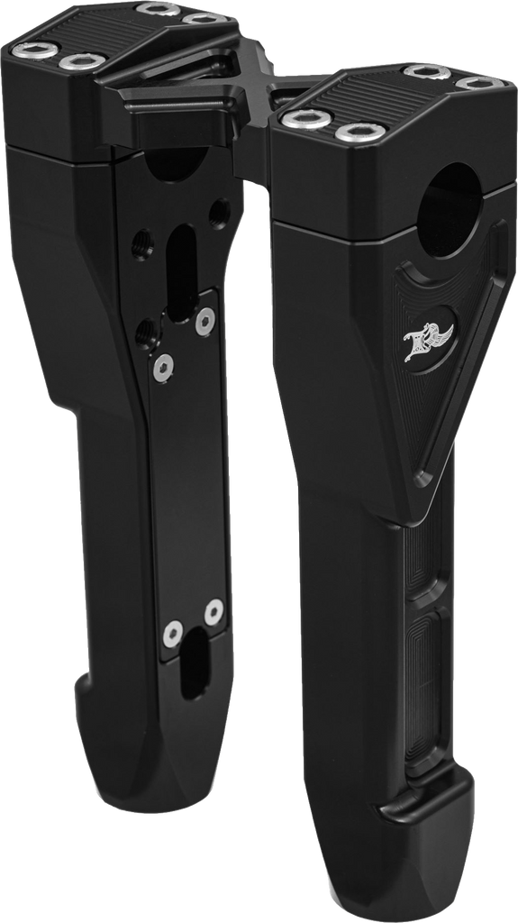Nl 1 1/8" X Riser 8" Straight Black