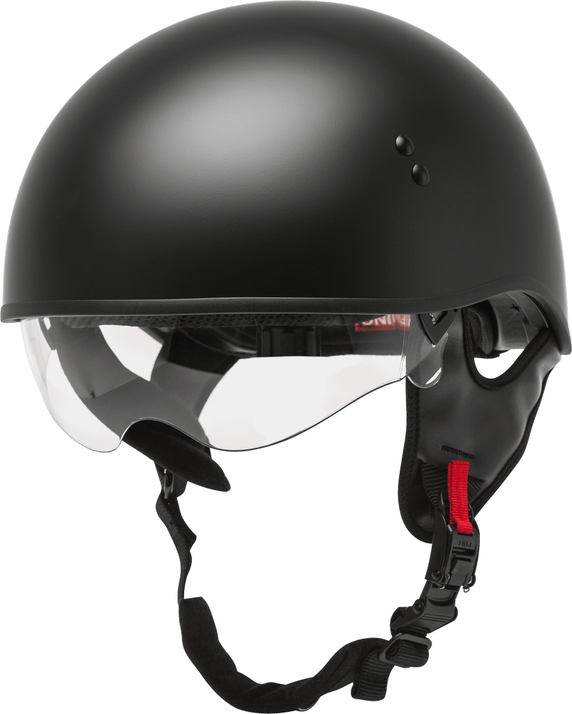 Hh 65 Half Helmet Naked Matte Black Md