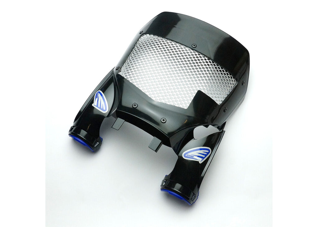 Stadium Vented Number Plate Black