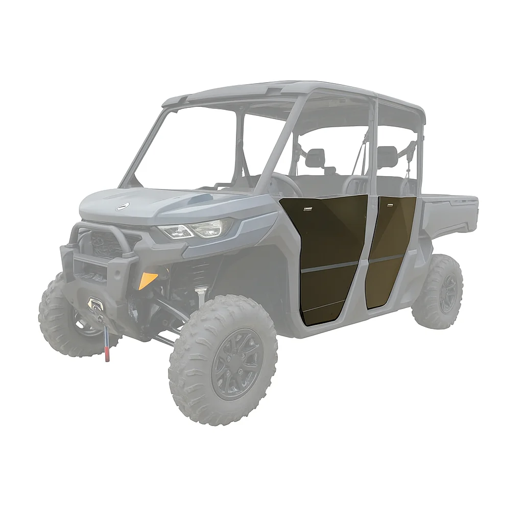 Alloy Lower Rear Half Door Pair Can