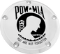 7   M8 Flt/Flh Derby Cover Pow Mia Chrome