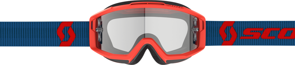 Split Otg Goggle Drk Blue/Neon Rd Clear Works