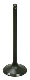 Close-up of a NAMURA engine exhaust valve showing its metal valve stem and valve head, designed for engine performance.