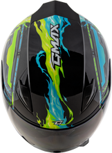 Load image into Gallery viewer, Youth Gm 49y Charge Helmet Black/Blue/Green Yl