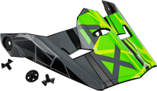Load image into Gallery viewer, Visor W/Screws Mega Mx 46y Black/Hi Vis/Grey Ys Yl