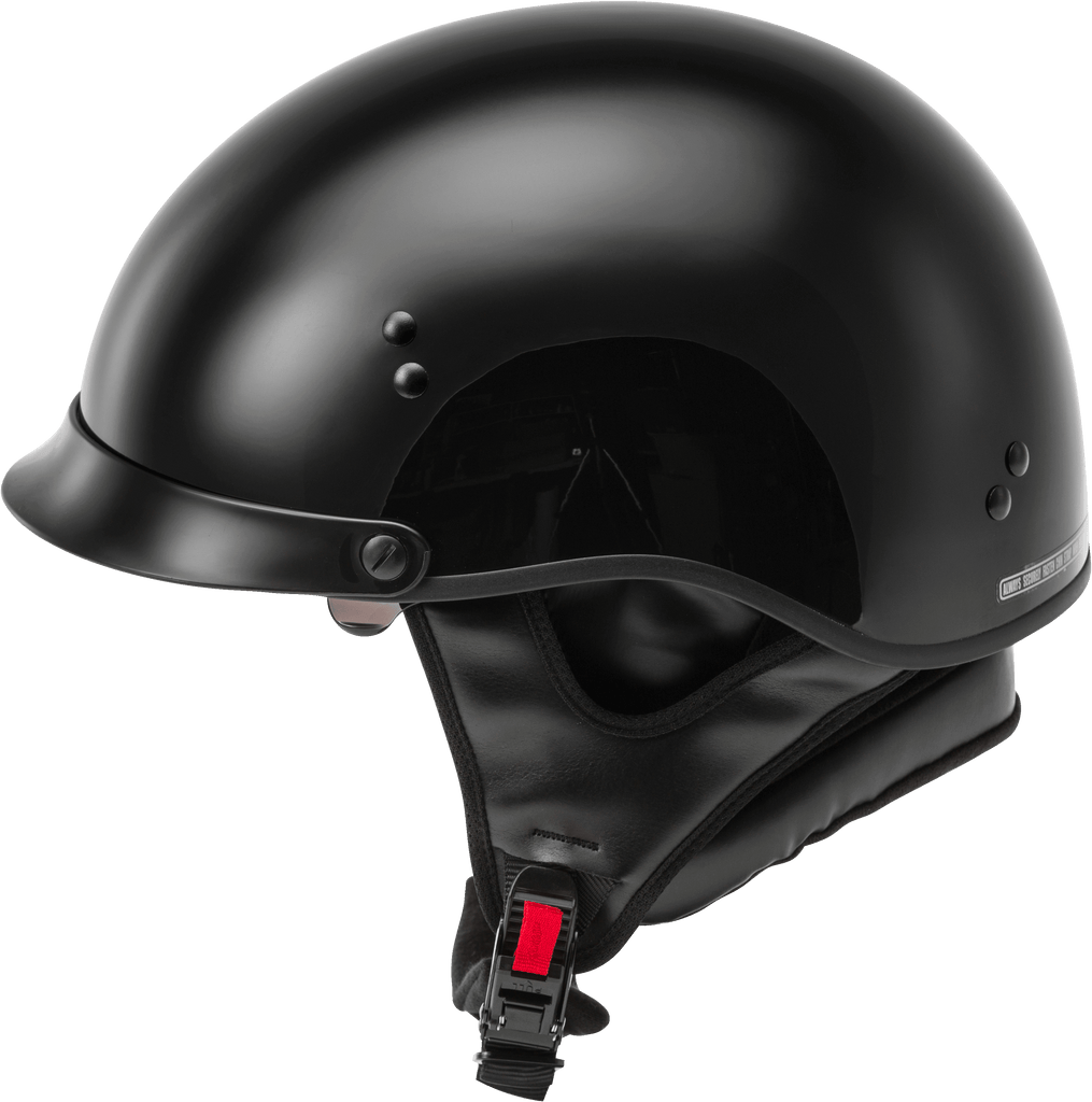 Hh 65 Half Helmet Full Dressed Black Md