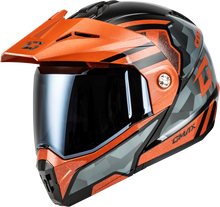Load image into Gallery viewer, Md 74 Striker Modular Helmet W Smk Shield Blk/Gry/Or Mtlc 2x