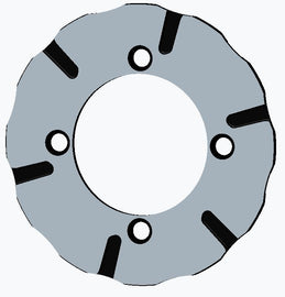BRAKING Batfly Oversized Rotor Pol for bike brakes, showing a large, high-performance brake rotor with detailed surface texture.