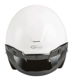 Of 2 Open Face Helmet White Sm
