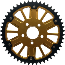 Load image into Gallery viewer, Stealth 49t Rear Sprocket Gld Alum Car  Blk Steel Teeth
