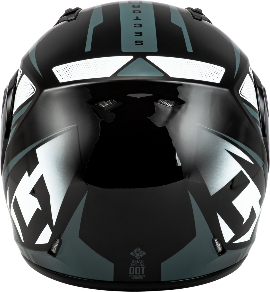 Md 04s Sector Snow Helmet Black/Silver Xs