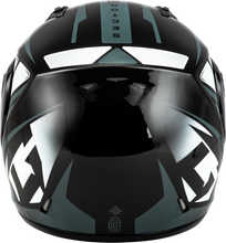 Load image into Gallery viewer, Md 04 Sector Helmet Black/Silver Lg