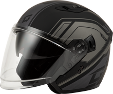 Load image into Gallery viewer, Of 87 Duke Helmet W/Led Light Matte Blk/Grey Md