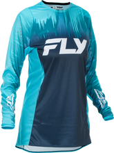 Load image into Gallery viewer, Women's Lite Jersey Aqua/Navy/White Xl
