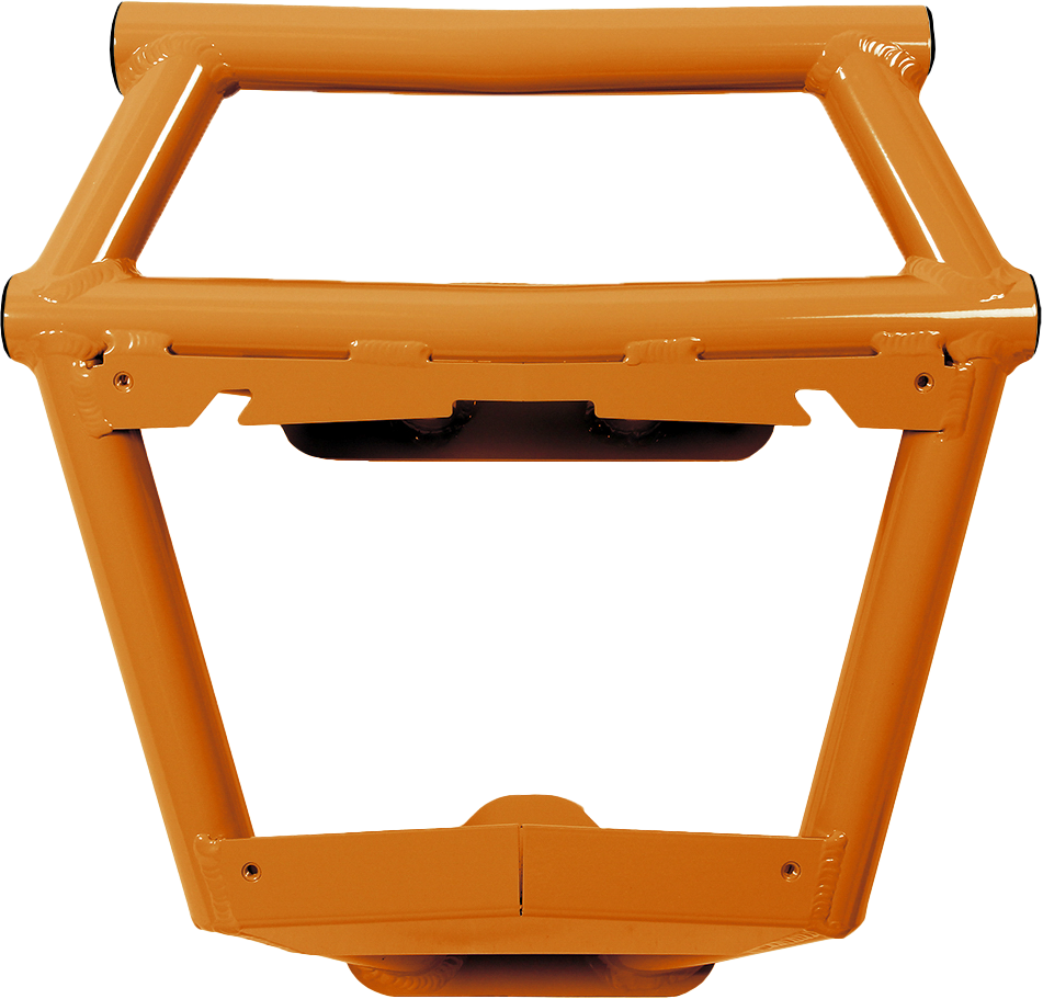 Front Sport Bumper Orange Rust Metallic Pol