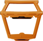 Front Sport Bumper Orange Rust Metallic Pol