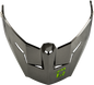 Md 74 Visor W/Screws Striker Blk/Silver/Green Metal
